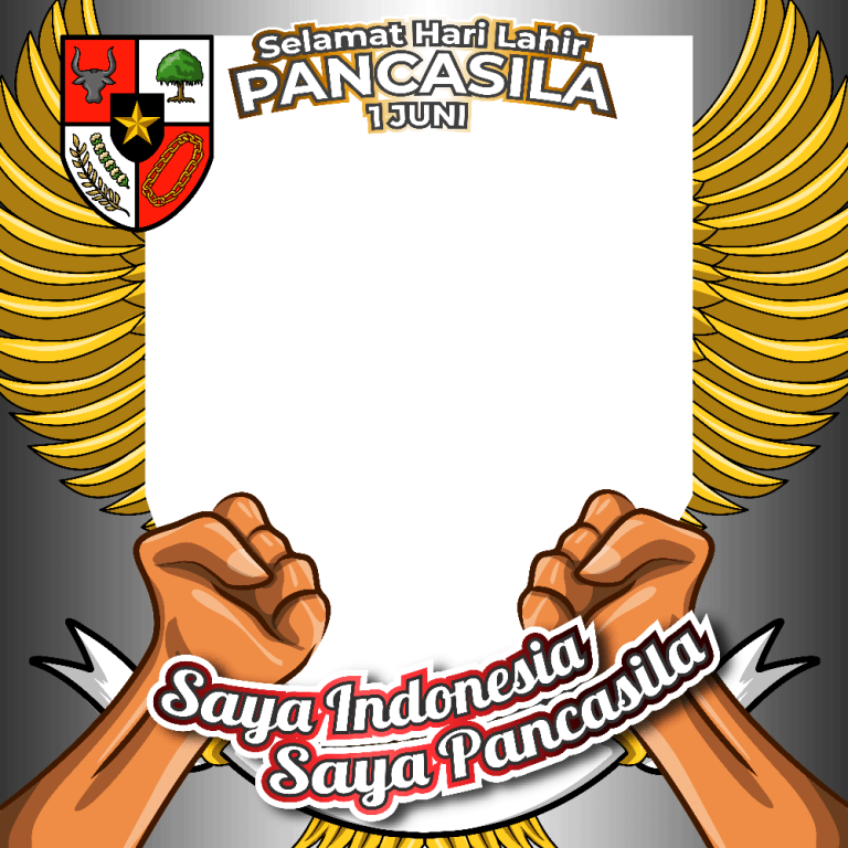 Bingkai Hari Lahir Pancasila 1 Juni 2024