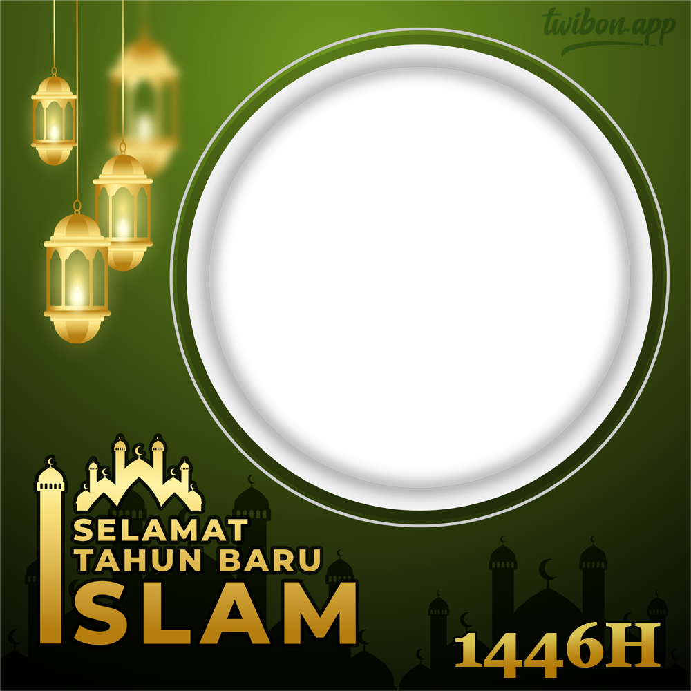 Background Gambar Ucapan Selamat Tahun Baru Islam 1446 H | 2 background gambar ucapan selamat tahun baru islam 1446 h png