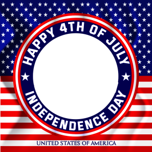 Happy 4th of July God Bless America images Frame | 2 happy 4th of july god bless america images frame png