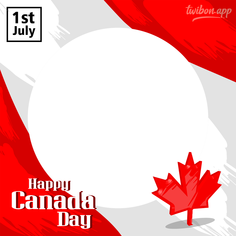 Happy Canada Day 2024 Aesthetic Background Images Frame | 3 happy canada day 2024 aesthetic background images frame png