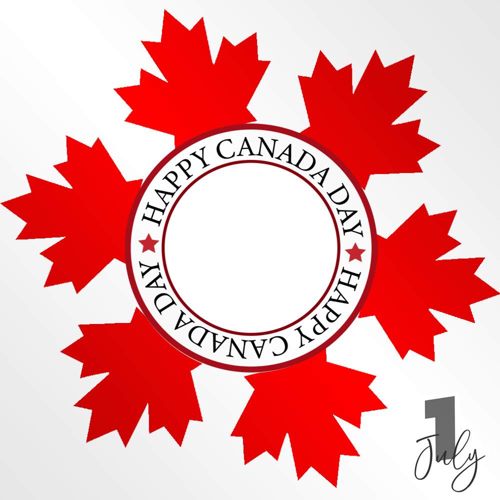 Beautiful Happy Canada Day Instagram Captions Frame | 4 beautiful happy canada day instagram captions png