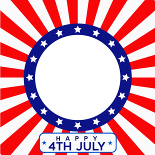 Happy 4th of July Anniversary Aesthetic Images Twibbon | 4 happy 4th of july anniversary aesthetic images png