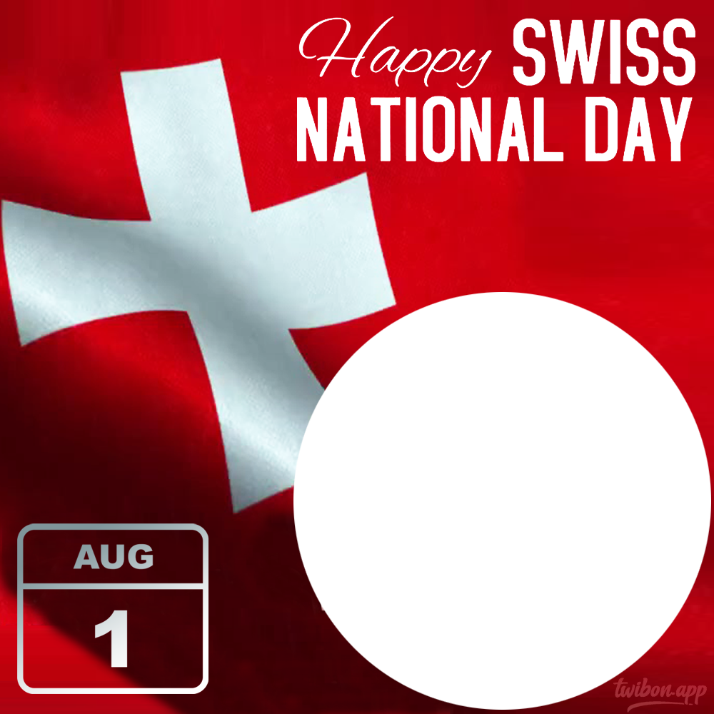 Switzerland National Day 1 August Picture Frame | 2 switzerland national day 1 august png