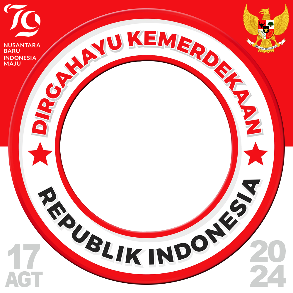 Twibbon Dirgahayu Kemerdekaan Republik Indonesia Ke-79