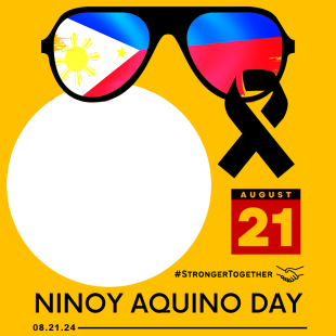 Ninoy Aquino Day August 21, 2024 Twibbon | 2 ninoy aquino day 21 august 2024 png