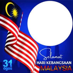 Twibbon Selamat Hari Kebangsaan Malaysia 31 Agustus 2024 | 2 selamat hari kebangsaan malaysia 31 agustus png