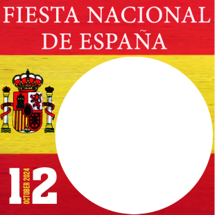 12 October Spain National Day Celebration Twibbon Frame | 2 12 october spain national day celebration twibbon png