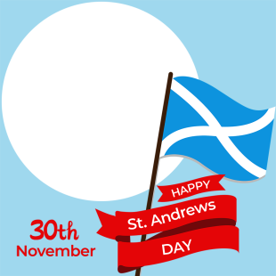 St. Andrew's Day Greeting Picture Frame | 3 st andrews day greeting frame png