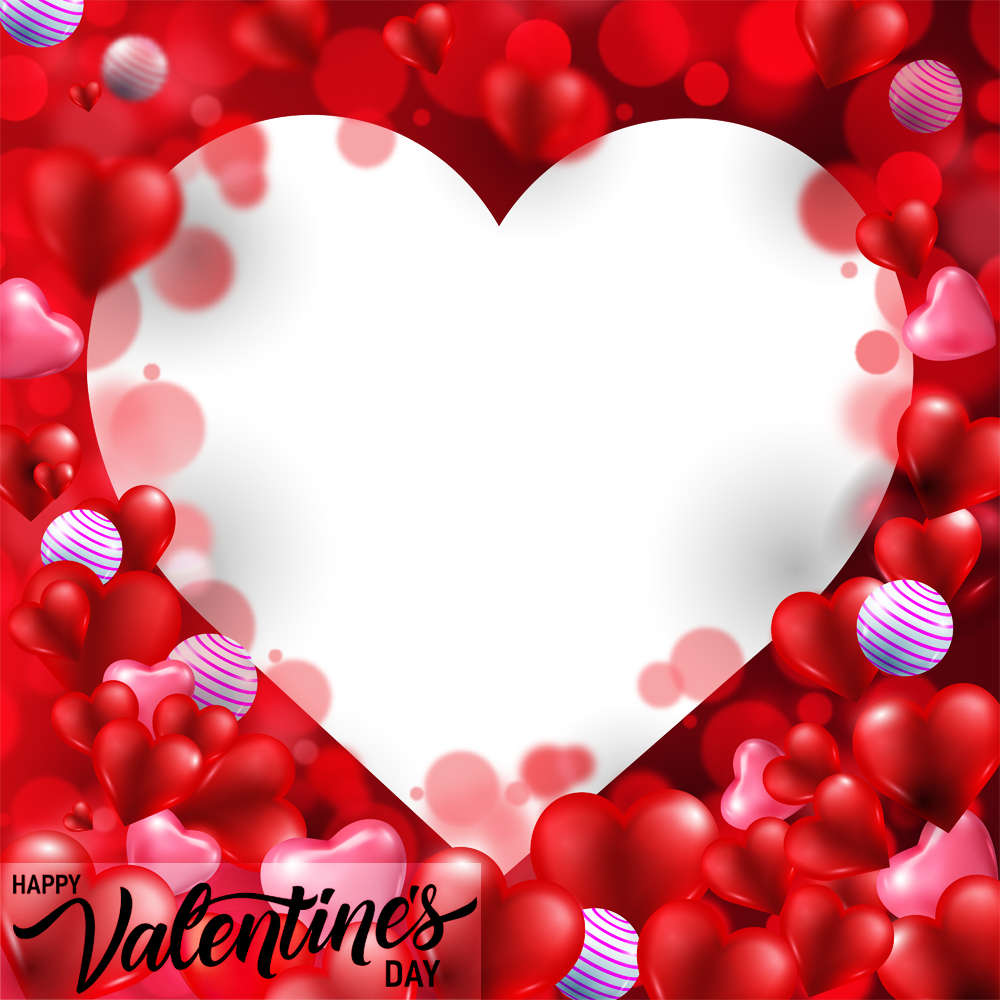 Cute Happy Valentine's Day Images Frame | 1 cute happy valentine s day images frame png