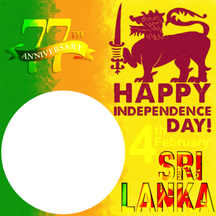 Happy Independence Day Sri Lanka 77th Anniversary | 2 happy independence day sri lanka 77 png