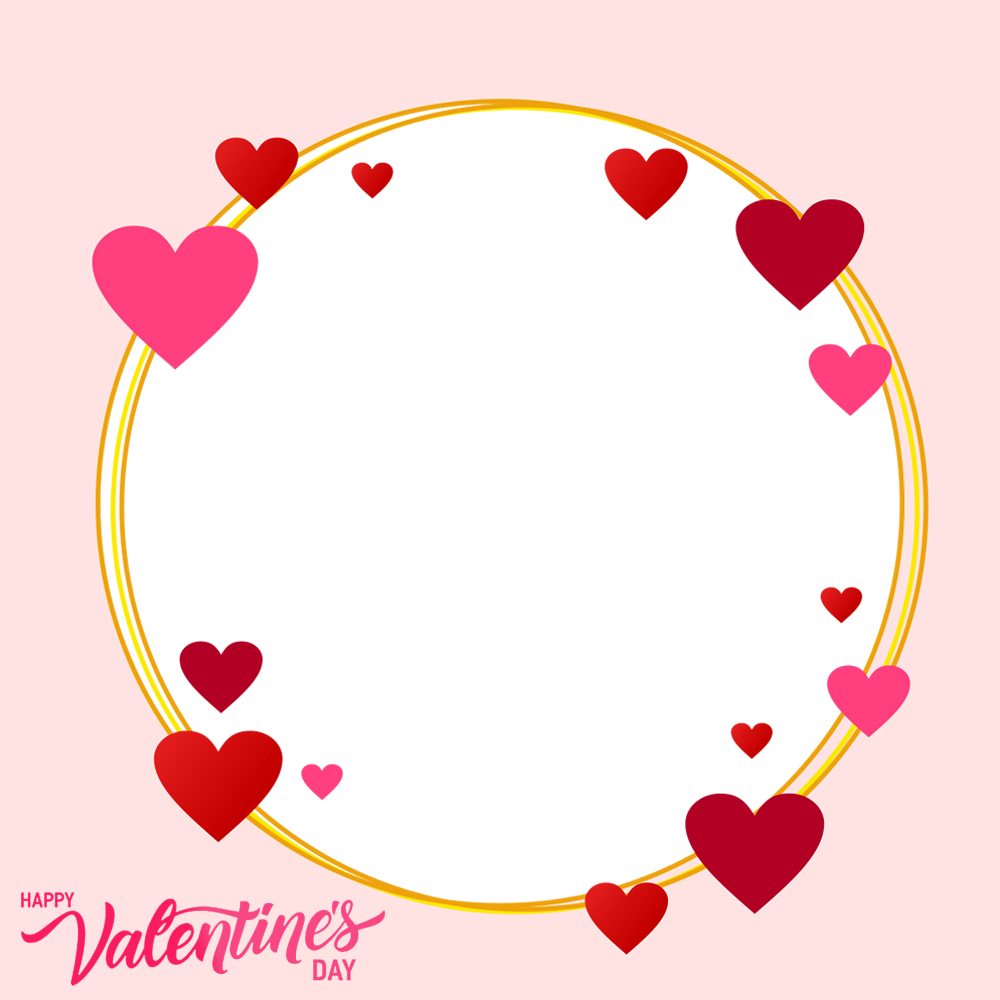 Happy Valentine's Day Images Frame Background | 2 happy valentines day images frame background png