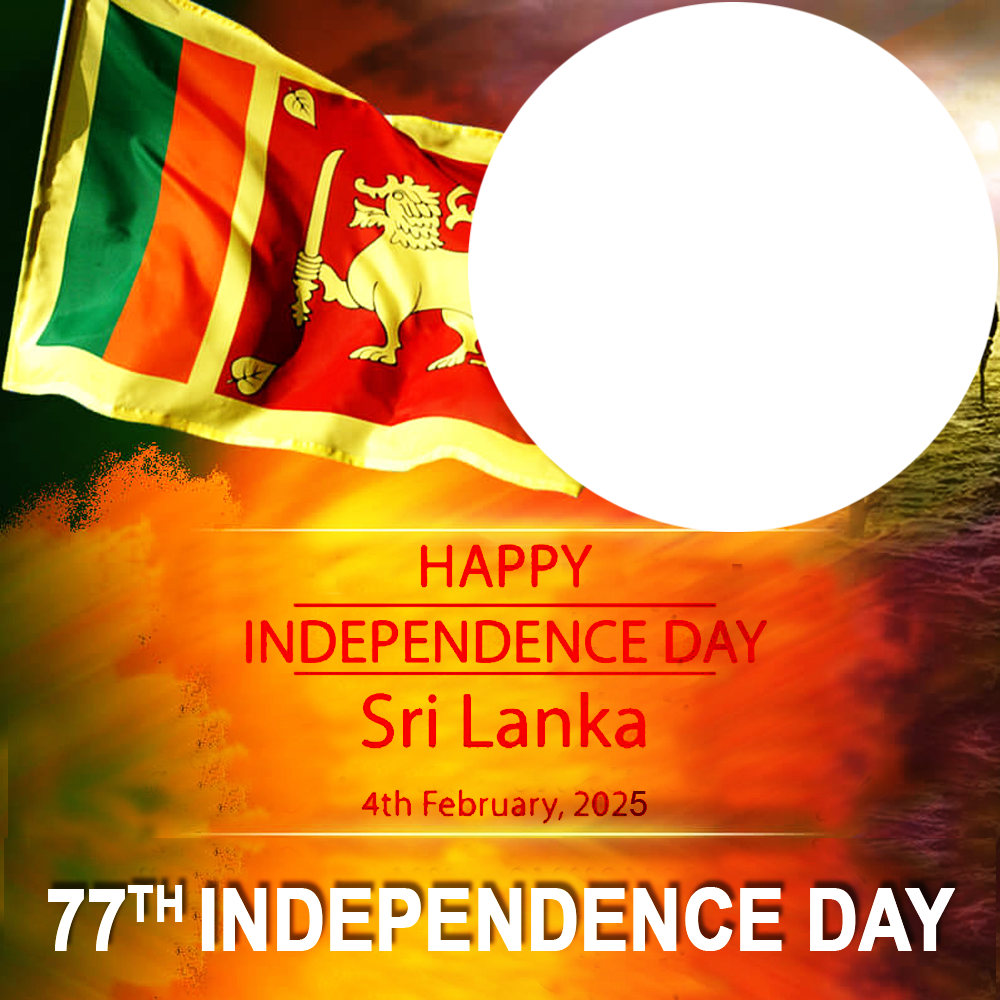 77th Independence Day of Sri Lanka - 4th February 2025 | 3 77 independence day sri lanka 2025 png