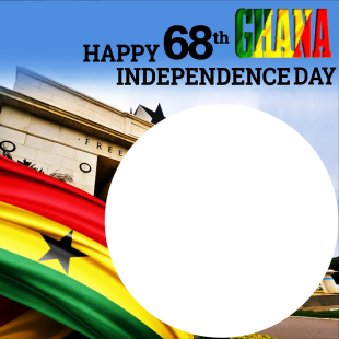 Ghana Independence Day 2025 Design Twibbon | 3 ghana independence day design twibbon png