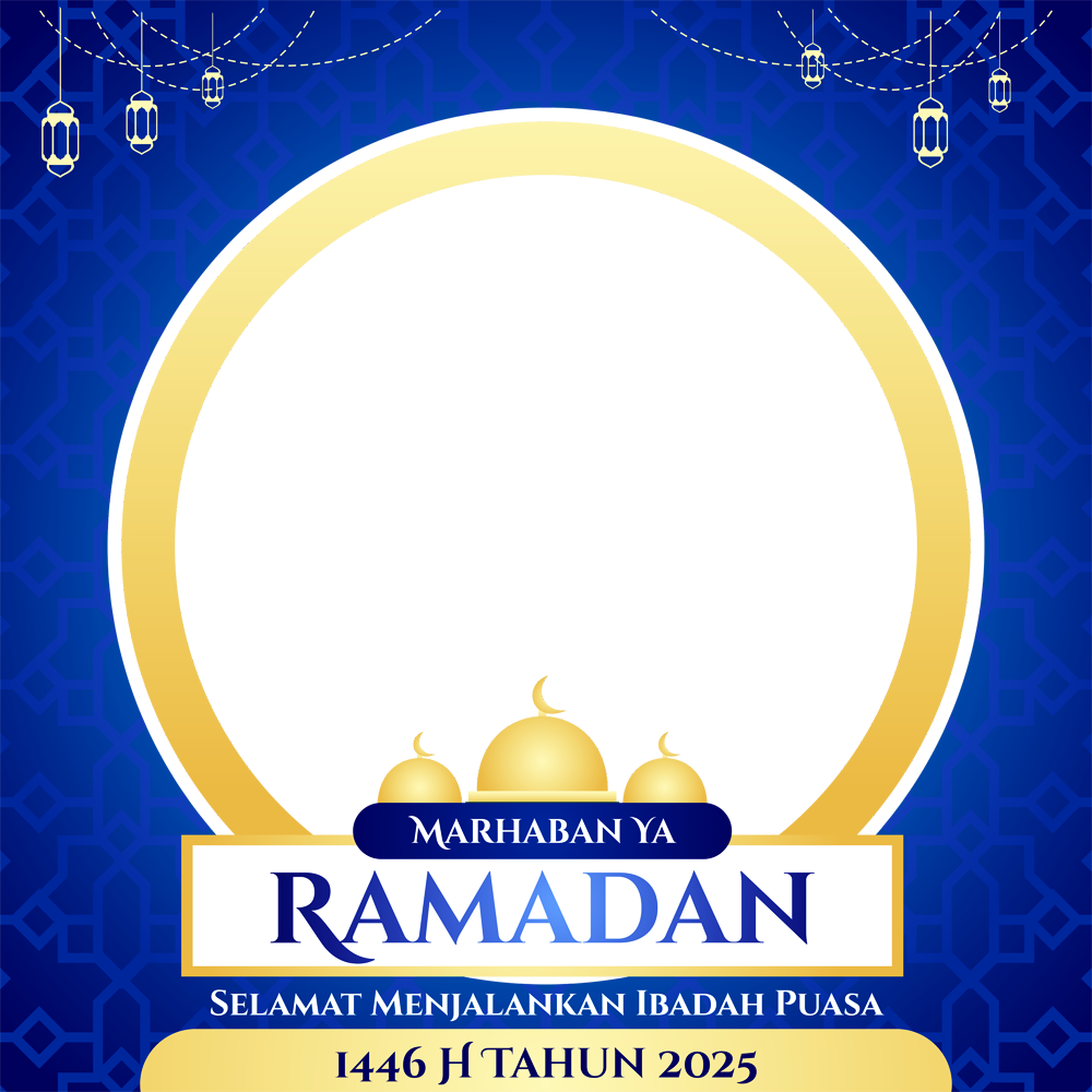 Marhaban Ya Ramadhan 2025 Twibbon | 6 marhaban ya ramadan 2025 png