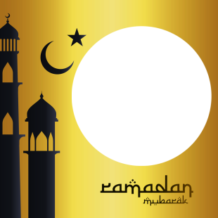 Ramadan Mubarak 2025 - Picture Frame Template | 6 ramadan mubarak 2025 png