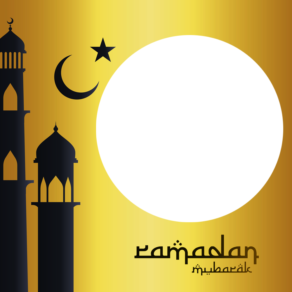 Ramadan Mubarak 2025 - Picture Frame Template | 6 ramadan mubarak 2025 png