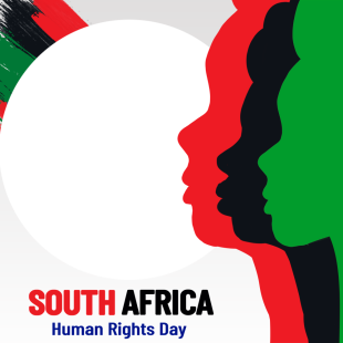 South Africa Human Rights Day 2025 Picture Frame | 1 south africa human rights day 2025 picture frame png