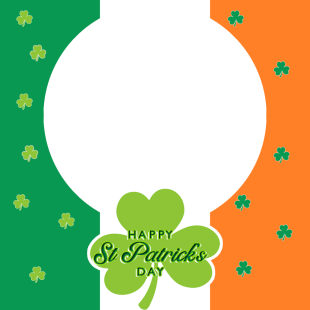 Happy St. Patrick's Day Images and Quotes Frame | 2 happy st patricks day images and quotes png