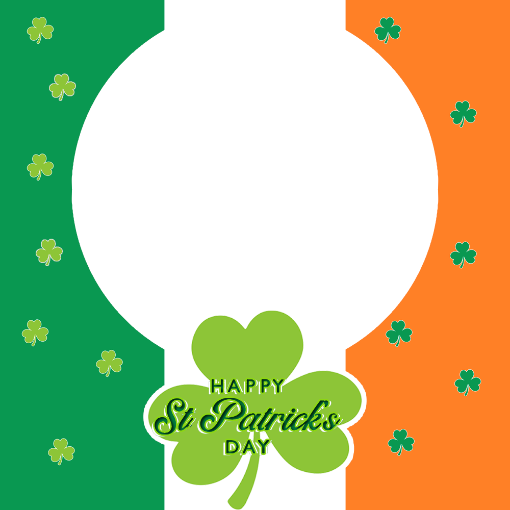 Happy St. Patrick's Day Images and Quotes Frame | 2 happy st patricks day images and quotes png