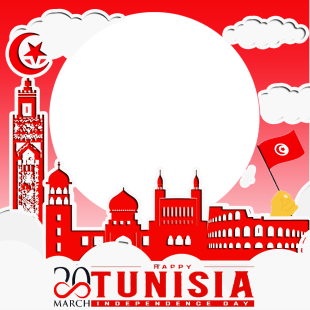 Happy Tunisia Independence Day 2025 Picture Frame | 2 happy tunisia independence day 2025 png