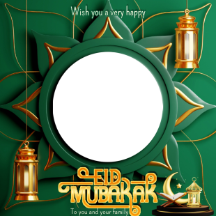 Captions for Card Eid Mubarak Images Twibbon Frame | 4 captions for card eid mubarak images frame png