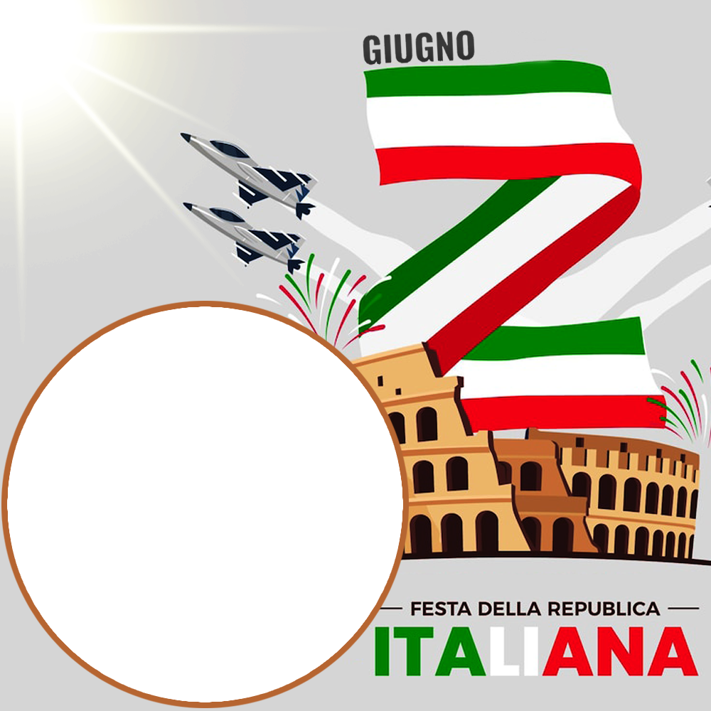 2 June Italy Republic Day Picture Frame Twibbon | 3 2 june italy republic day png