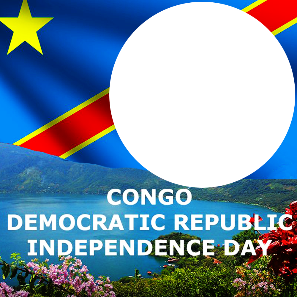 Democratic Republic of Congo Independence Day Twibbon | 1 democratic republic of congo independence day png