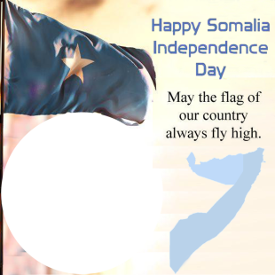 Happy Somalia Independence Day Quotes Twibbon Frame | 2 happy somalia independence day quotes png