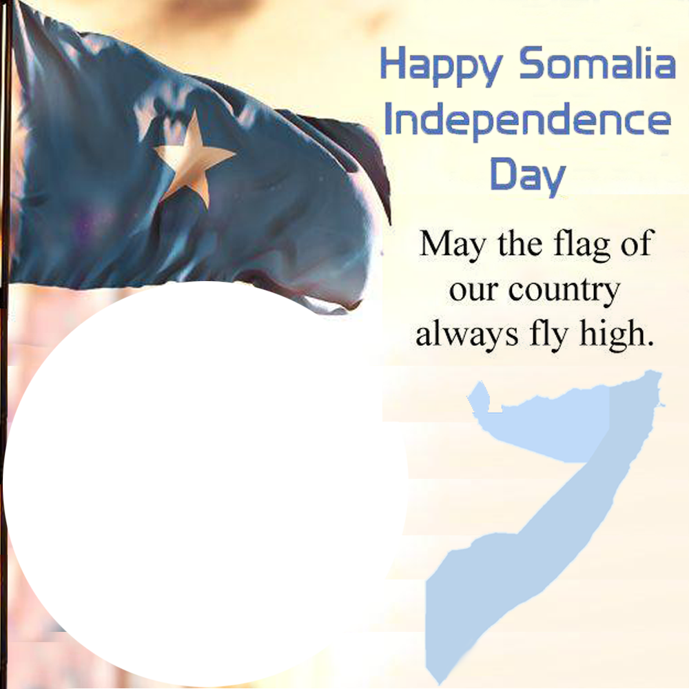 Happy Somalia Independence Day Quotes Twibbon Frame | 2 happy somalia independence day quotes png