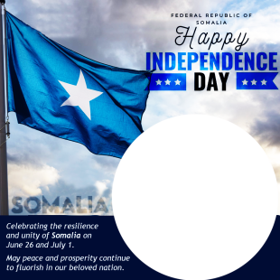Greeting Cards for Independence Day of Somalia Frame | 3 greeting cards for independence day somalia png