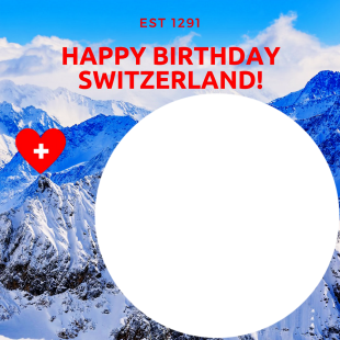 August 1st Swiss National Day Celebration Twibbon | 2 august 1st swiss national day celebration twibbon png