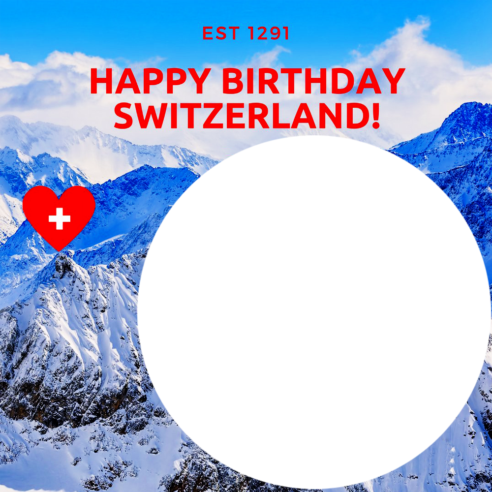 August 1st Swiss National Day Celebration Twibbon | 2 august 1st swiss national day celebration twibbon png