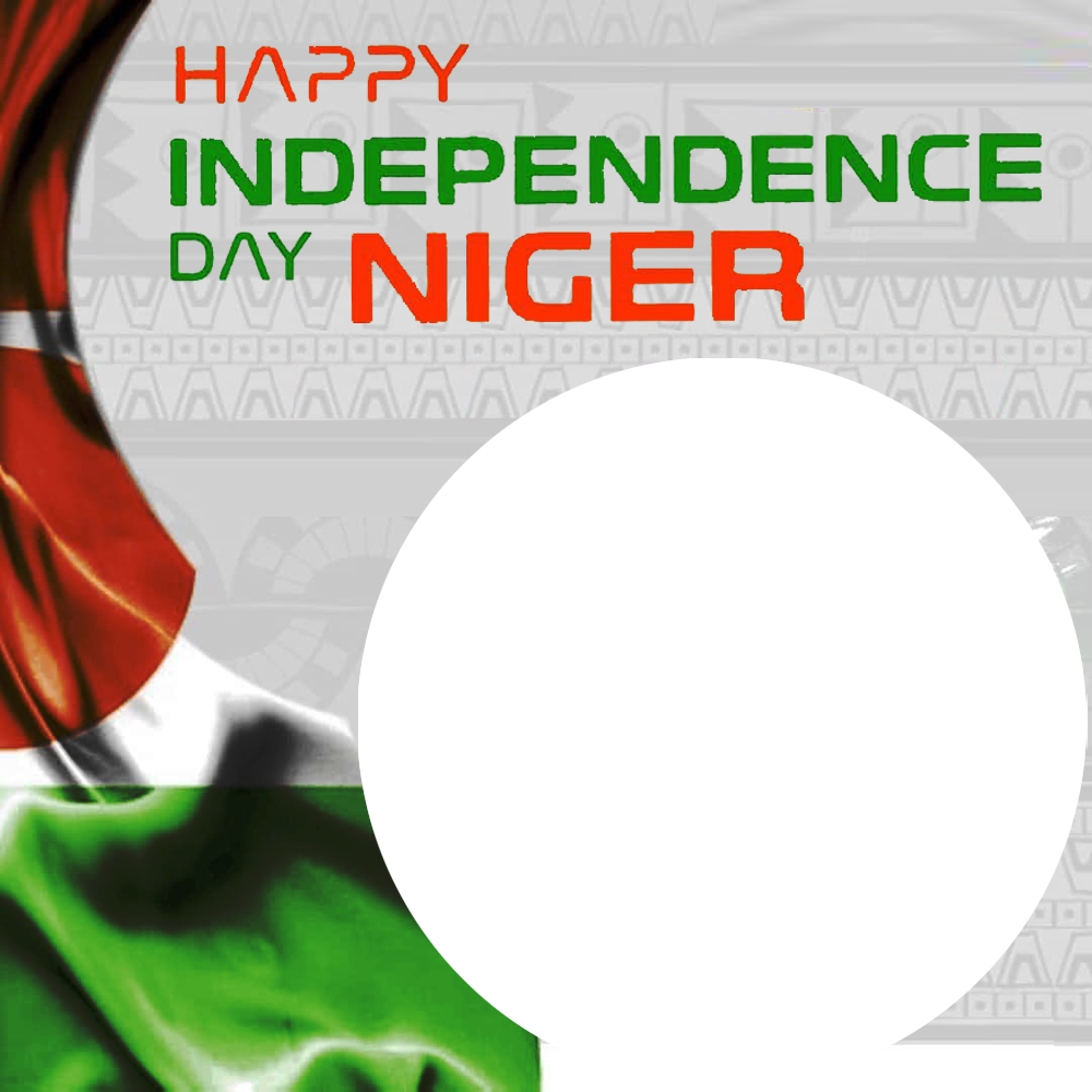 Independence Day of Niger Republic Picture Frame | 2 independence day of niger png