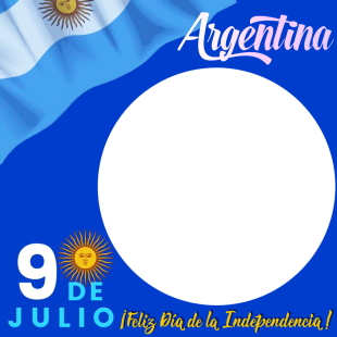 July 9th Independence Day of Argentina Twibbon | 2 july 9th independence day argentina png