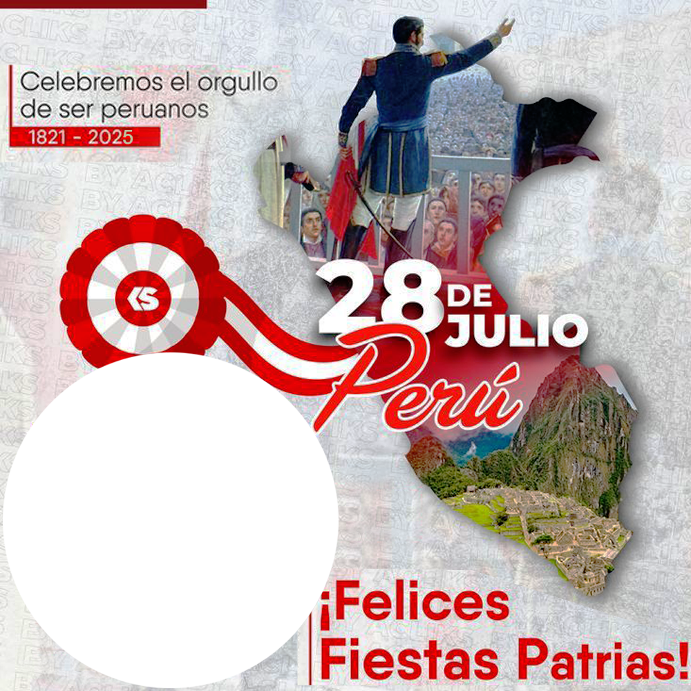 Peruvian Independence Day Festival 2025 Twibbon | 2 peruvian independence day festival png