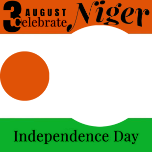 Niger Republic Independence Day Twibbon | 3 niger republic independence day png