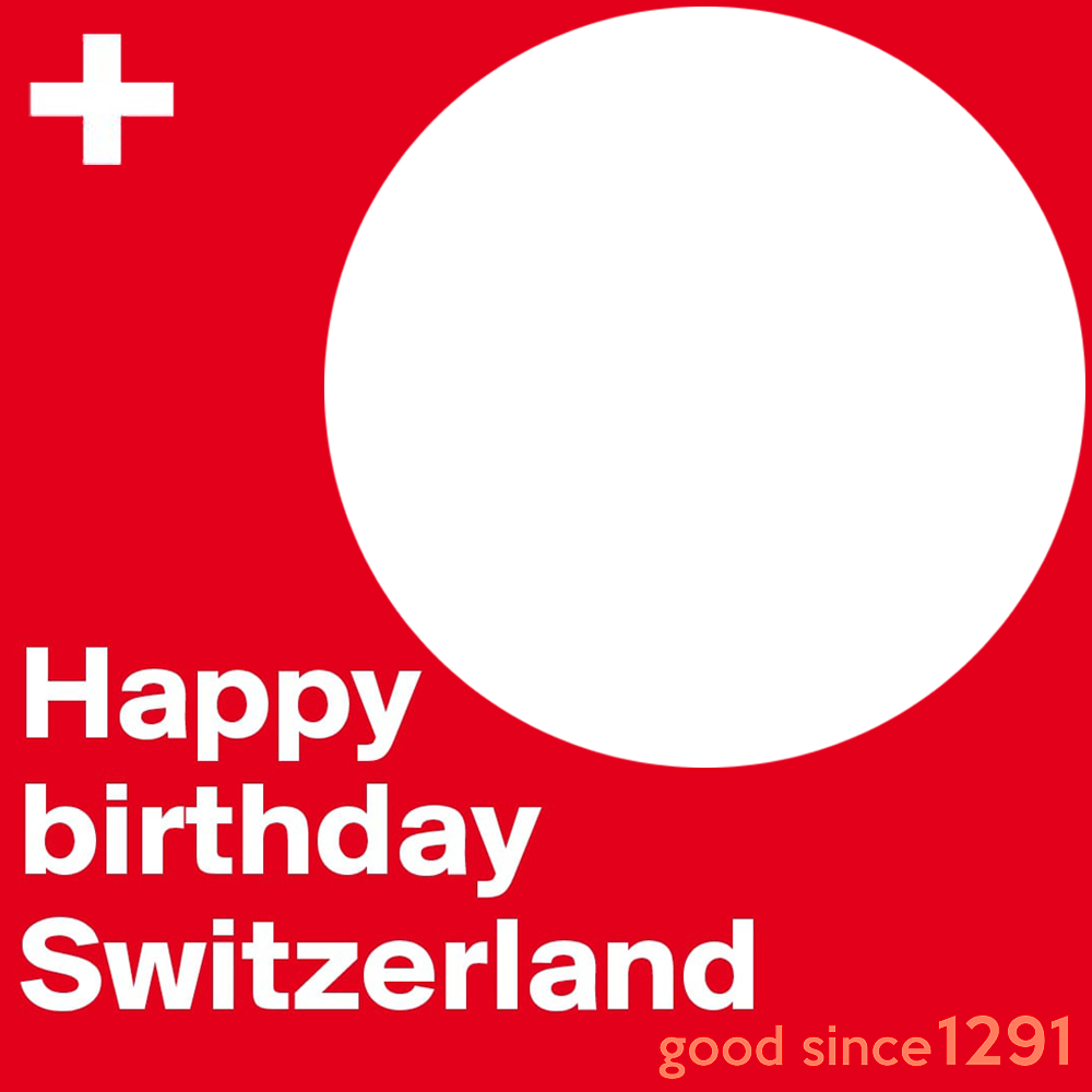 Swiss National Day Festival Greeting Frame | 3 swiss national day festival greeting frame png