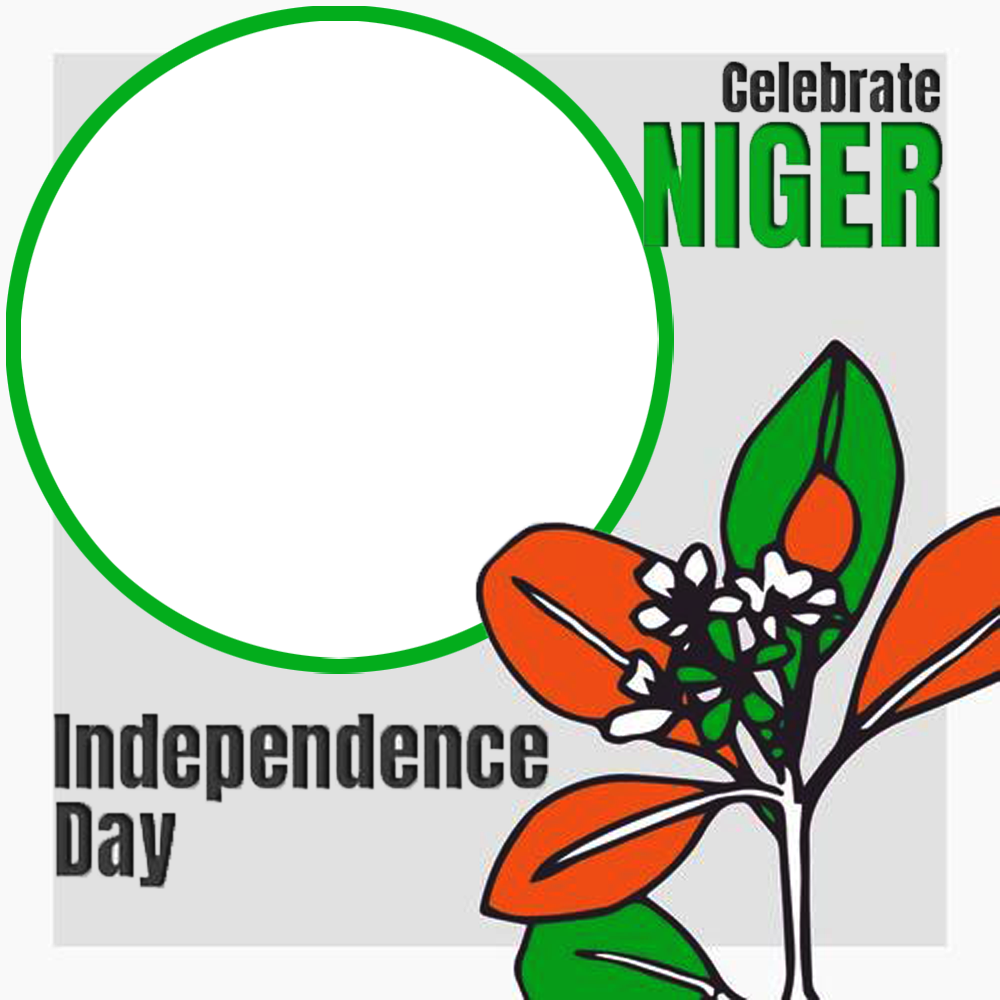 Happy Niger Day Greeting Card Frame | 4 happy niger day 2025 png