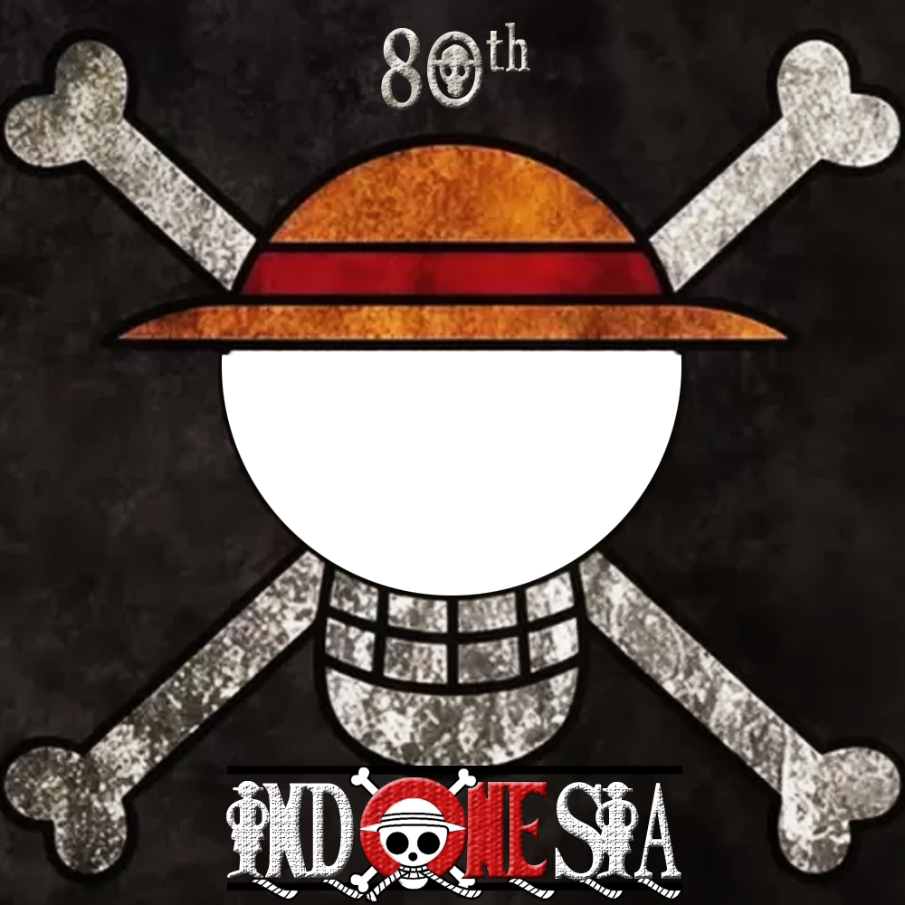 80th Indonesia Simbol Topi Jerami Bajak Laut One Piece | 1 80th indonesia simbol topi jerami bajak laut one piece png