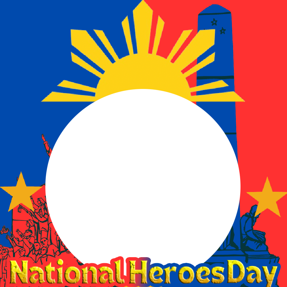 National Heroes Day Caption Background Design Frame | 1 national heroes day caption background design png