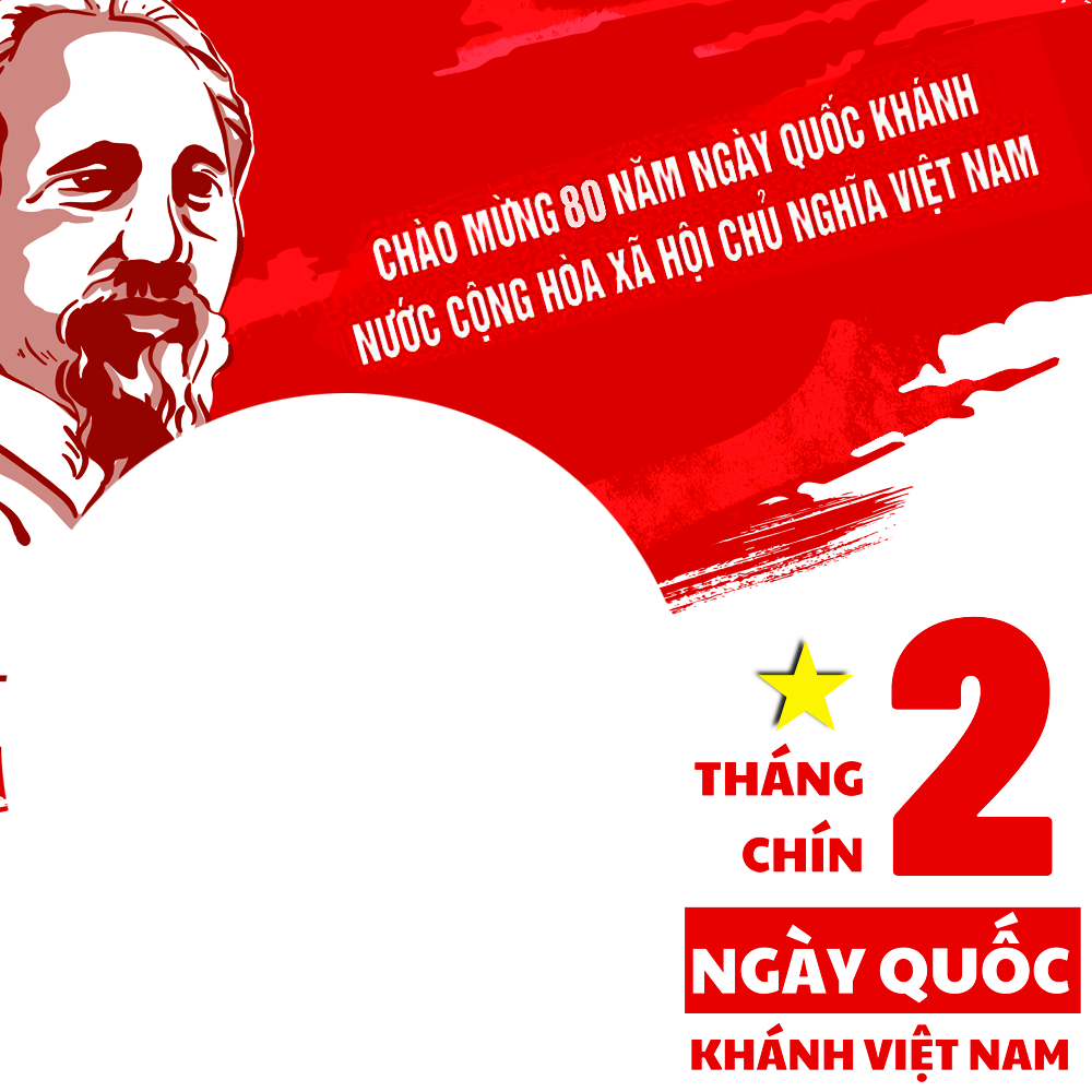Vietnam Independence Day 2025 Greeting Twibbon | 2 vietnam independence day 2025 png