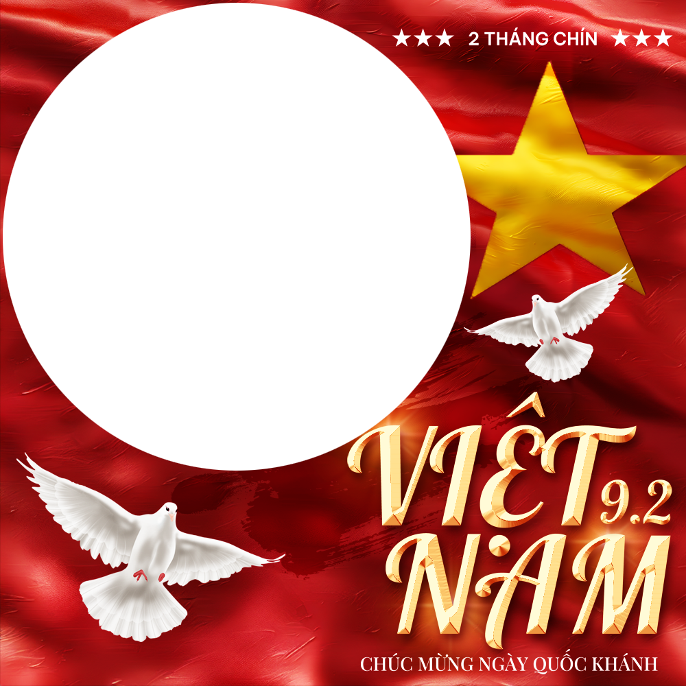 Greeting Cards Twibbon for National Day of Vietnam | 3 greeting cards for national day vietnam png