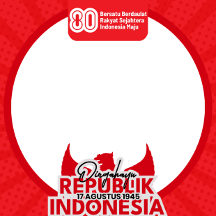 Download Twibbon Logo Memperingati HUT RI ke-80 (PNG) | 4 download logo memperingati hut ri ke 80 png png