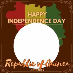 Republic of Guinea Independence Day Picture Frame | 1 republic of guinea independence day png