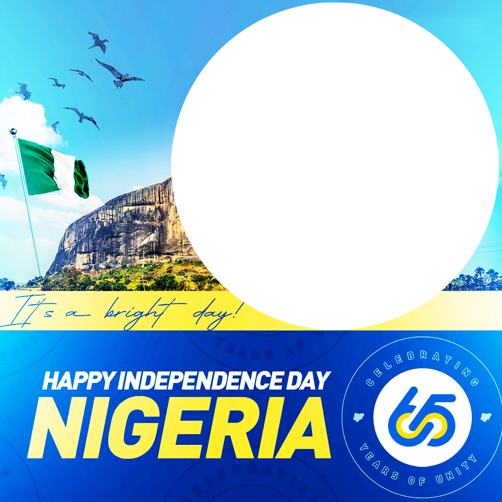 Celebrating 65th Nigeria Independence Day Twibbon | 2 celebrating 65th nigeria independence day png