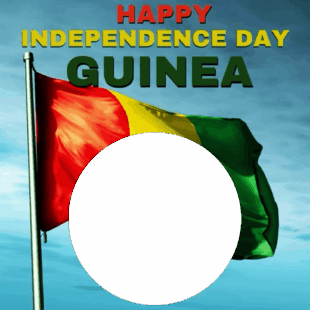 Happy Guinea Independence Day Greeting Twibbon Frame | 2 happy guinea independence day png