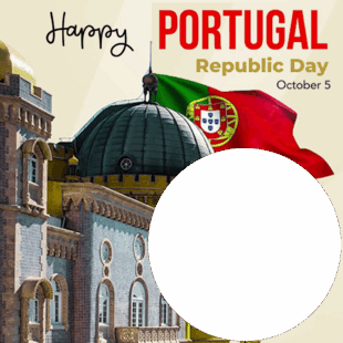Greeting Cards for Republic Day in Portugal Twibbon | 1 greeting cards for republic day in portugal png
