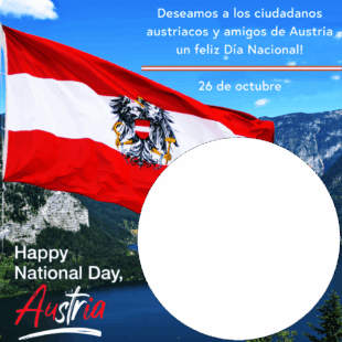Happy Austrian National Day 26 October Twibbon | 1 happy austrian national day 26 october png