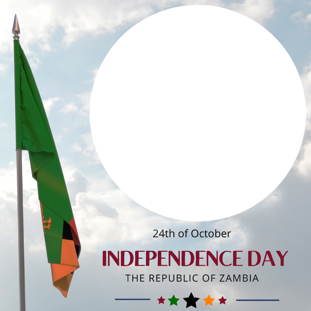Zambia Independence Day Pictures Frame | 1 zambia independence day pictures frame png
