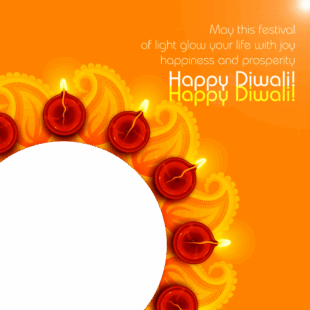 Cute Happy Diwali Wishes Images Design Frame | 4 download cute happy diwali wishes images design frame png